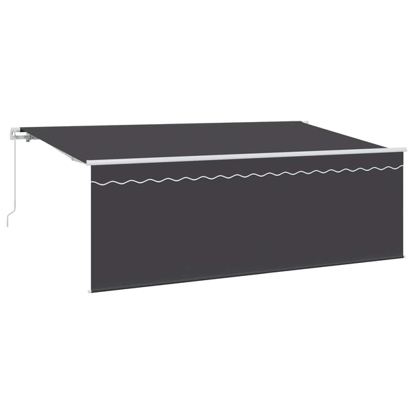 Vedettävä markiisi Antrasiitti 400 x 200 cm