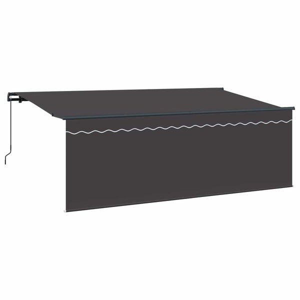 Vedettävä markiisi Antrasiitti 400 x 200 cm