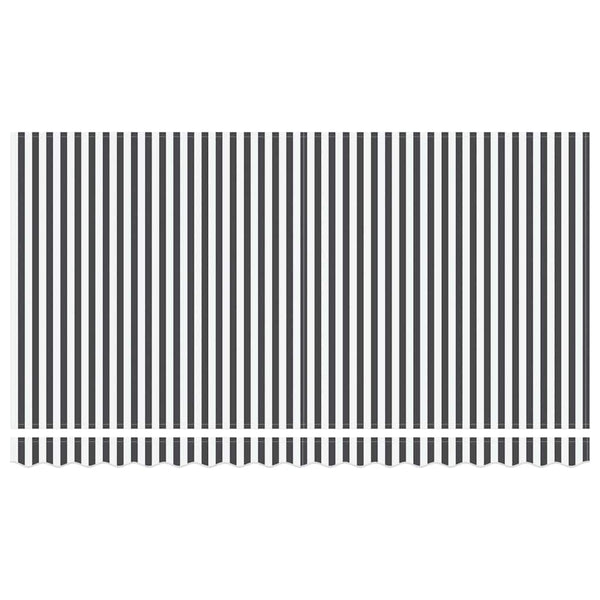 Aurinkovarjon runko Antrasiitti ja Valkoinen 400 x 200 cm
