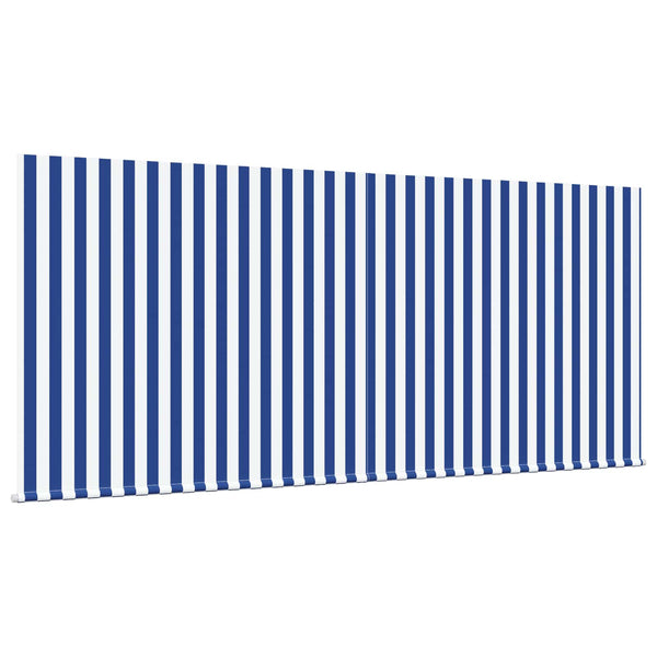 Vedettävä markiisi Sininen ja valkoinen 300 x 250 cm
