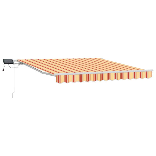 Vedettävä markiisi Keltainen ja oranssi 300 x 250 cm