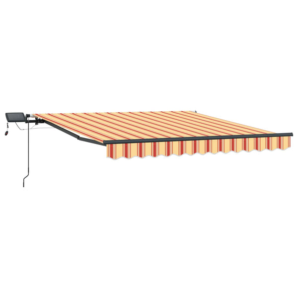 Vedettävä markiisi Keltainen ja oranssi 300 x 250 cm