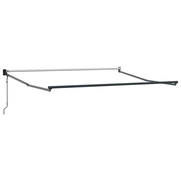Vedettävä markiisi Keltainen ja oranssi 300 x 250 cm
