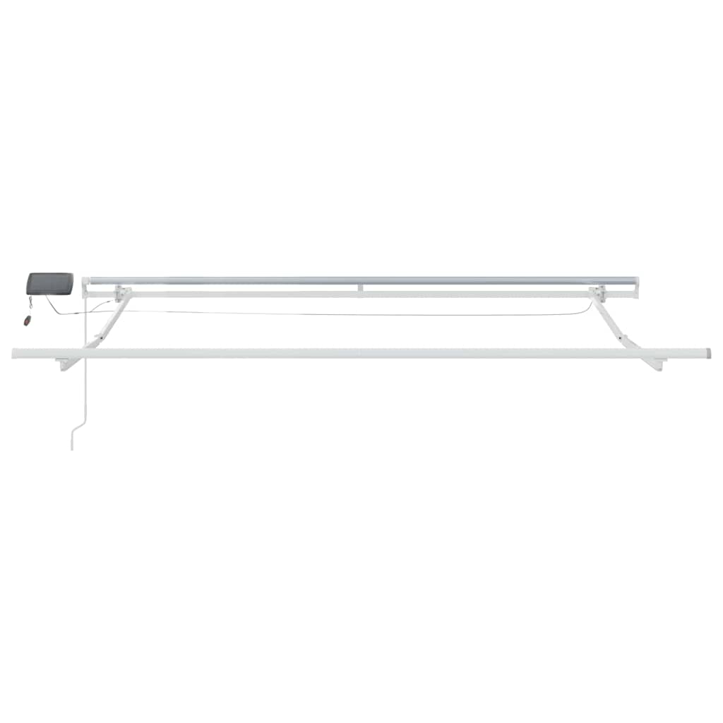 Käsikäyttöinen markiisi aurinkokenno-LED-valolla 3 x 2,5 m