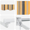 Vedettävä markiisi Monivärinen 300 x 250 x 165 cm