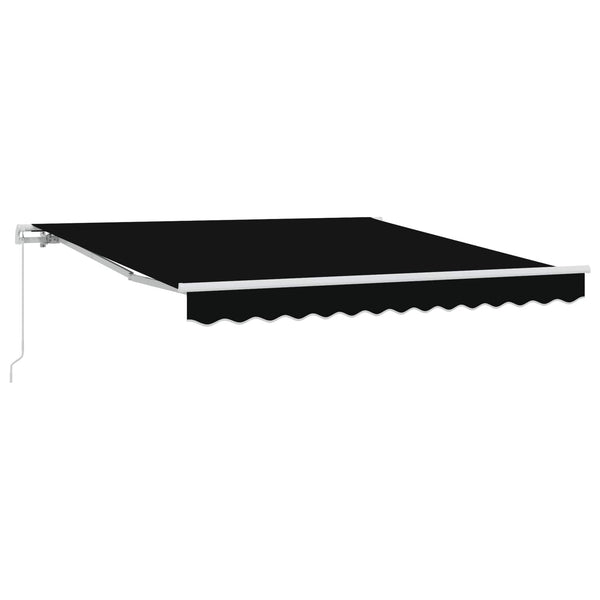 Vedettävä markiisi Musta 300 x 250 x 165 cm