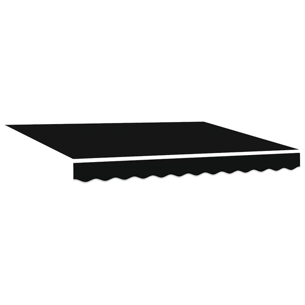 Vedettävä markiisi Musta 300 x 250 cm Kangas ja alumiini