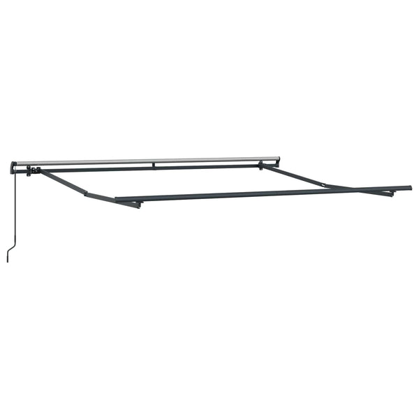 Vedettävä markiisi Musta 300 x 250 cm Polyesteri ja alumiini