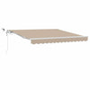 Vedettävä markiisi Beige 300 x 250 cm Polyesteri