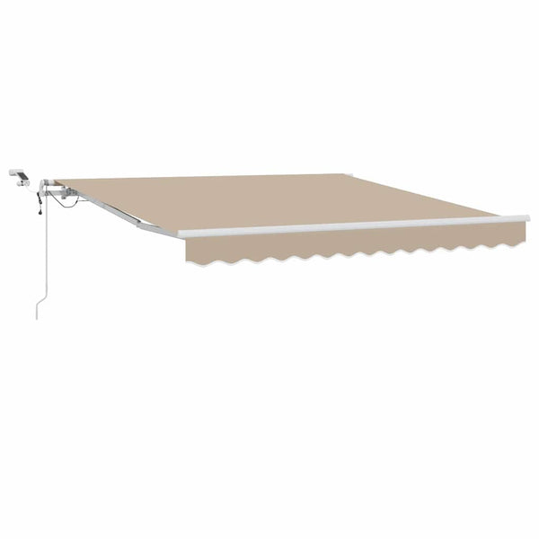 Vedettävä markiisi Beige 300 x 250 cm Polyesteri