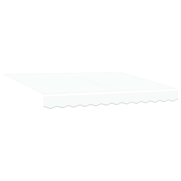 Vedettävä markiisi valkoinen 300 x 250 cm Polyesteri