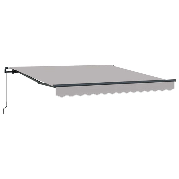 Vedettävä markiisi Vaaleanharmaa 300 x 250 cm
