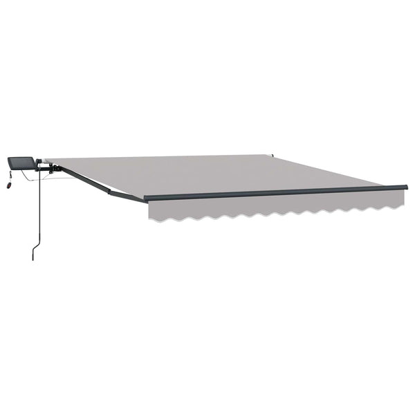 Vedettävä markiisi Vaaleanharmaa 300 x 250 cm
