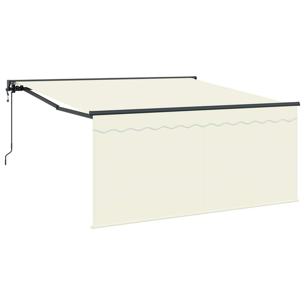 Vedettävä markiisi Kerma 350 x 250 cm Polyesteri ja alumiini
