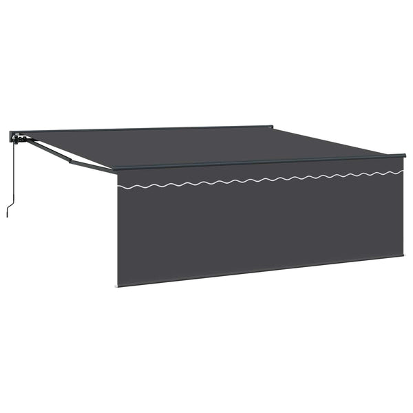 Aurinkovarjon runko Keltainen ja valkoinen 350 x 250 cm