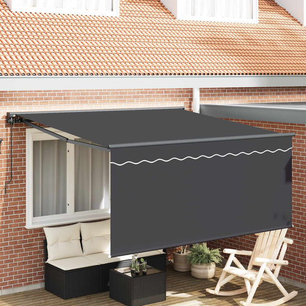Vedettävä markiisi Antrasiitti 350 x 250 cm