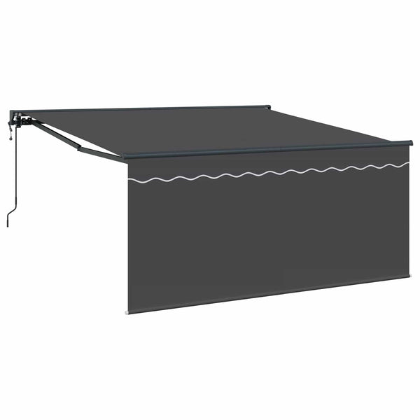 Vedettävä markiisi Antrasiitti 350 x 250 cm