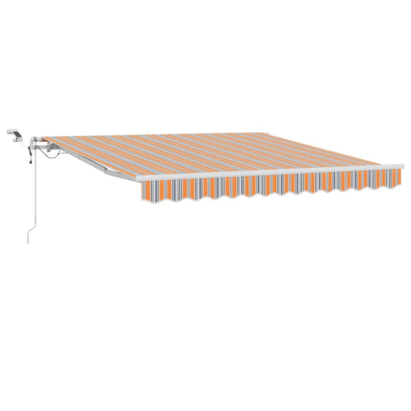 Vedettävä markiisi Monivärinen 350 x 250 cm Polyesteri