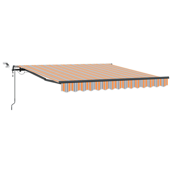 Vedettävä markiisi Monivärinen 350 x 250 cm Polyesteri