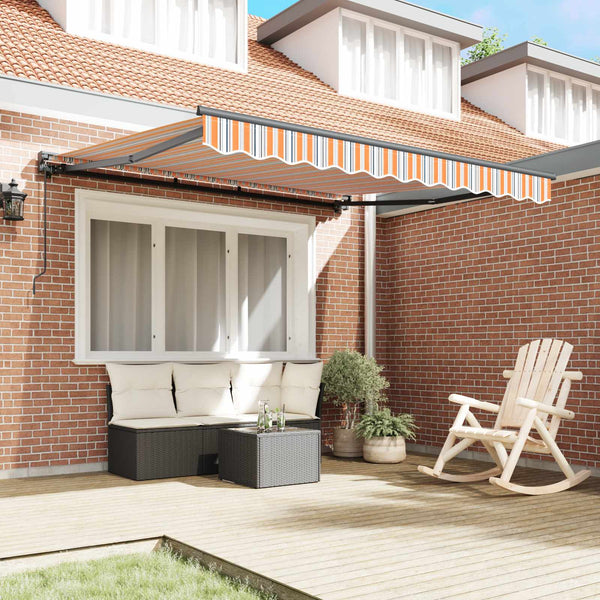 Aurinkovarjon runko Sininen ja Oranssi 350 x 250 cm