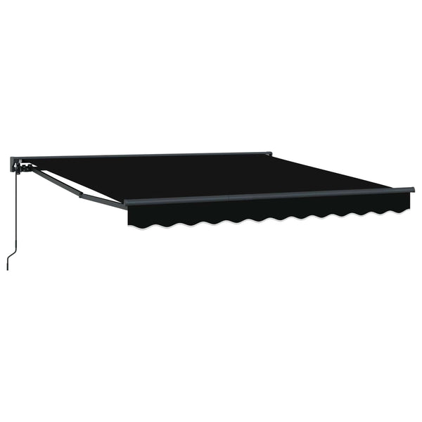Aurinkovarjon runko Musta 350 x 250 cm