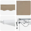 Vedettävä markiisi Beige 350 x 250 cm Polyesteri