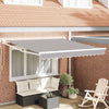 Vedettävä markiisi Vaaleanharmaa 350 x 250 cm