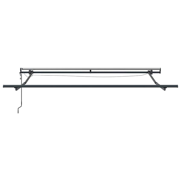 Vedettävä markiisi Punainen 350 x 250 cm Polyesteri