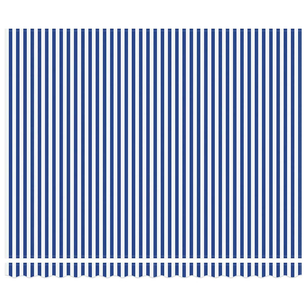 Aurinkovarjon runko Sininen ja valkoinen 400 × 300 cm