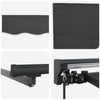 Vedettävä markiisi Antrasiitti 400 × 300 cm