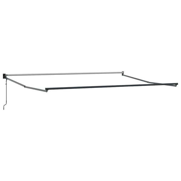 Vedettävä markiisi Oranssi ja ruskea 400 × 300 cm