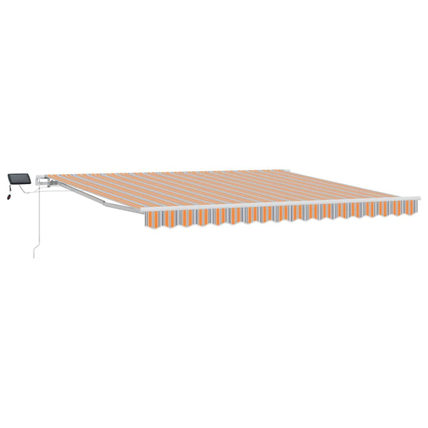 Vedettävä markiisi Monivärinen 400 × 300 cm Kangas ja alumiini
