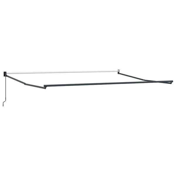 Vedettävä markiisi Musta 400 × 300 cm