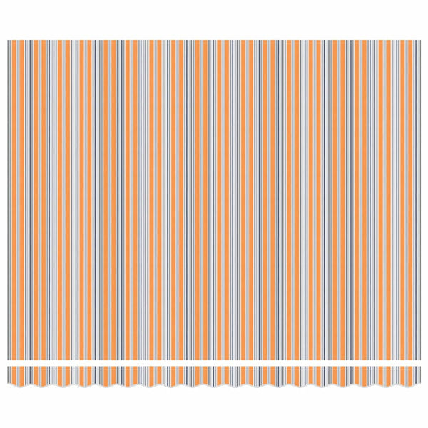Vedettävä markiisi Monivärinen 400 × 350 cm Kangas ja alumiini