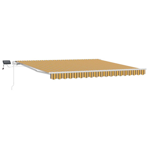 Vedettävä markiisi Monivärinen 400 × 300 cm Kangas ja alumiini