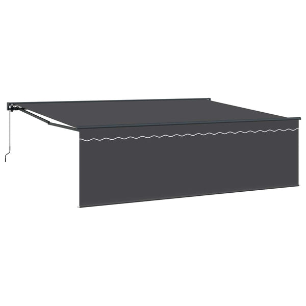 Vedettävä markiisi Antrasiitti 450 × 300 cm