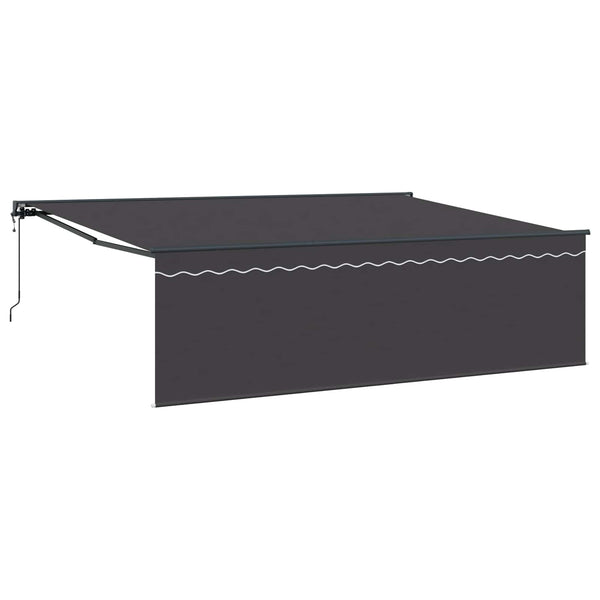 Vedettävä markiisi Antrasiitti 450 × 350 cm