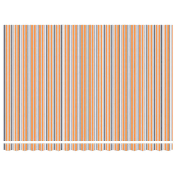 Vedettävä markiisi Monivärinen 450 × 300 cm Kangas ja alumiini