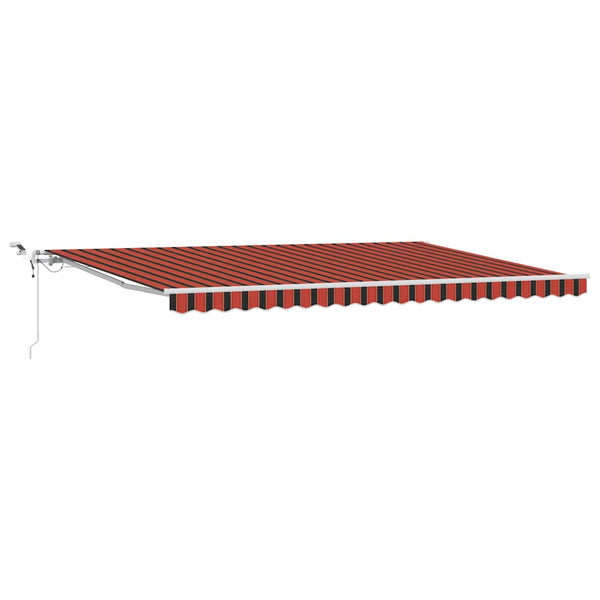 Sähkökäyttöinen markiisi LED-valolla ja anturilla 5 x 3,5 m