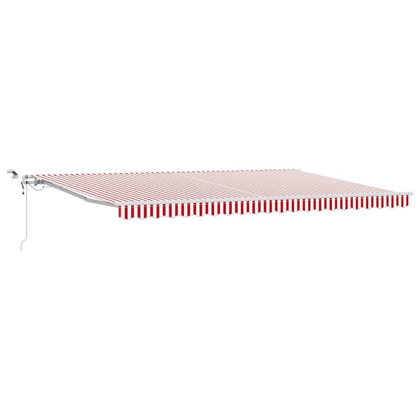 Sähkökäyttöinen markiisi LED-valolla ja anturilla 5 x 3,5 m