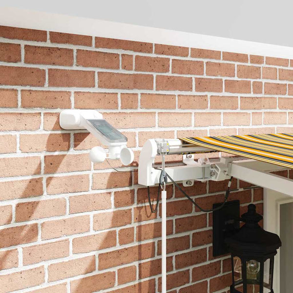 Sähkökäyttöinen markiisi LED-valolla ja anturilla 5 x 3,5 m