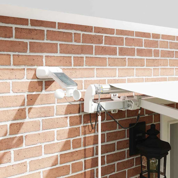 Sähkökäyttöinen markiisi LED-valolla ja anturilla 5 x 3,5 m