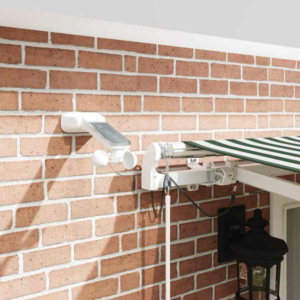 Sähkökäyttöinen markiisi LED-valolla ja anturilla 5 x 3,5 m