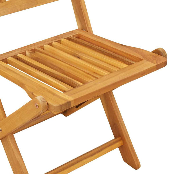 Puutarhan 3 osan Ruskea Bistro Set Tiheä akasiapuu