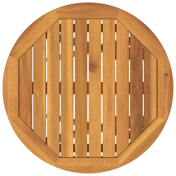 Puutarhan 3 osan Ruskea Bistro Set Tiheä akasiapuu