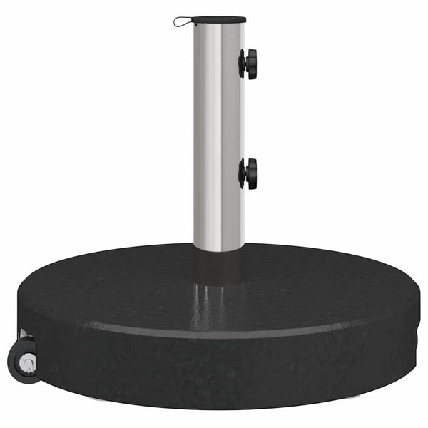 Päivänvarjonjalusta 29 kg Musta Graniitti Pyöreä