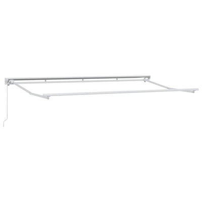 Aurinkovarjon runko Valkoinen 4 x 2 m