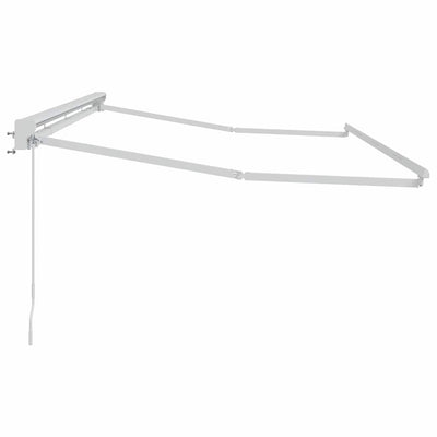 Aurinkovarjon runko Valkoinen 4 x 2 m