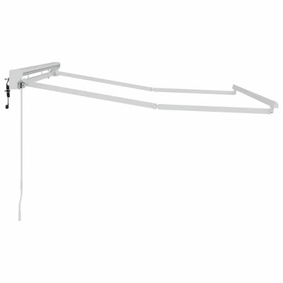 Aurinkovarjon runko Valkoinen 2.5 x 2 m