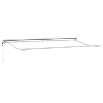 Aurinkovarjon runko Valkoinen 4 x 2 m